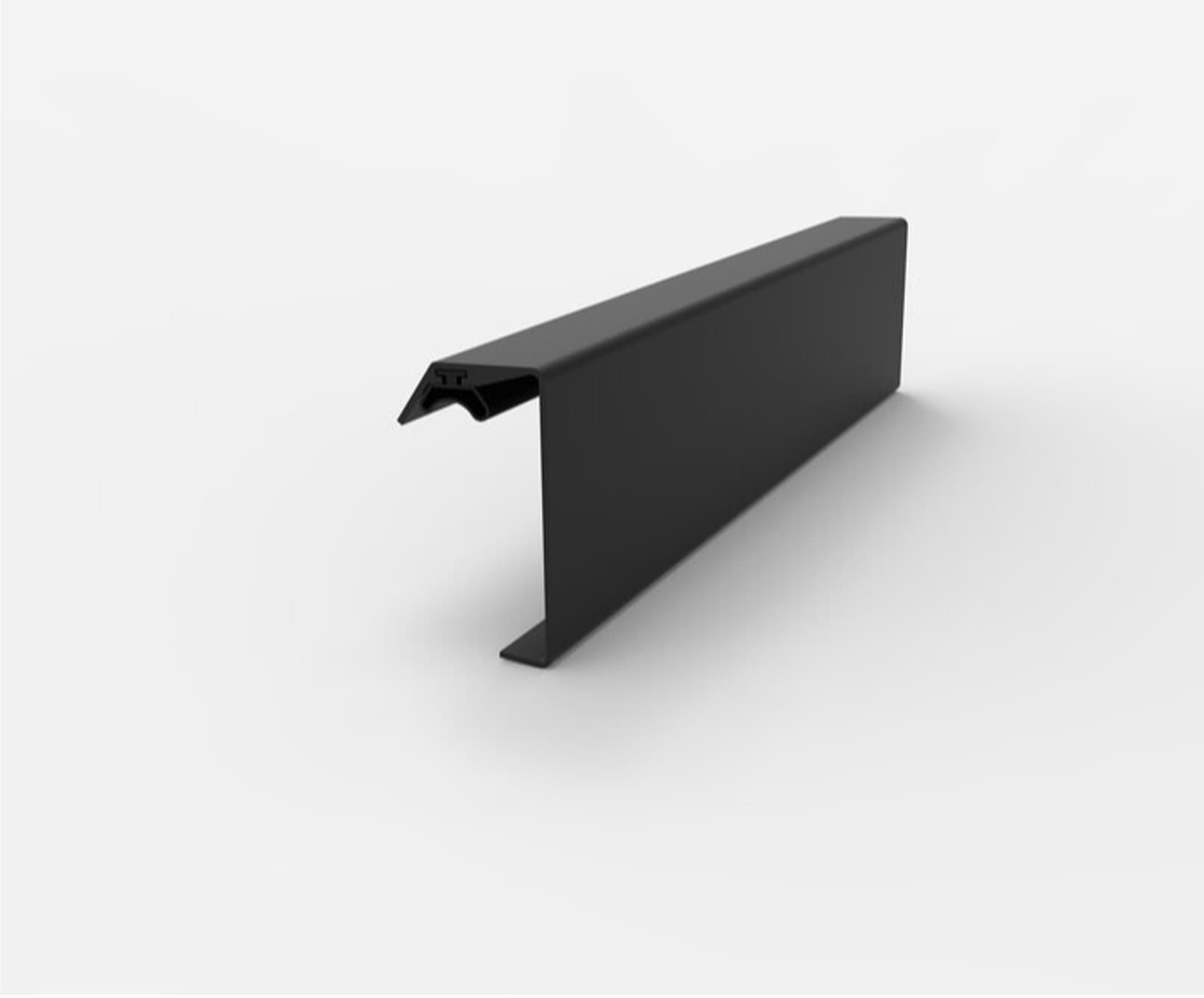 Clips & Go 2.0 - Rive 100mm × 3m Noir RAL 9005
